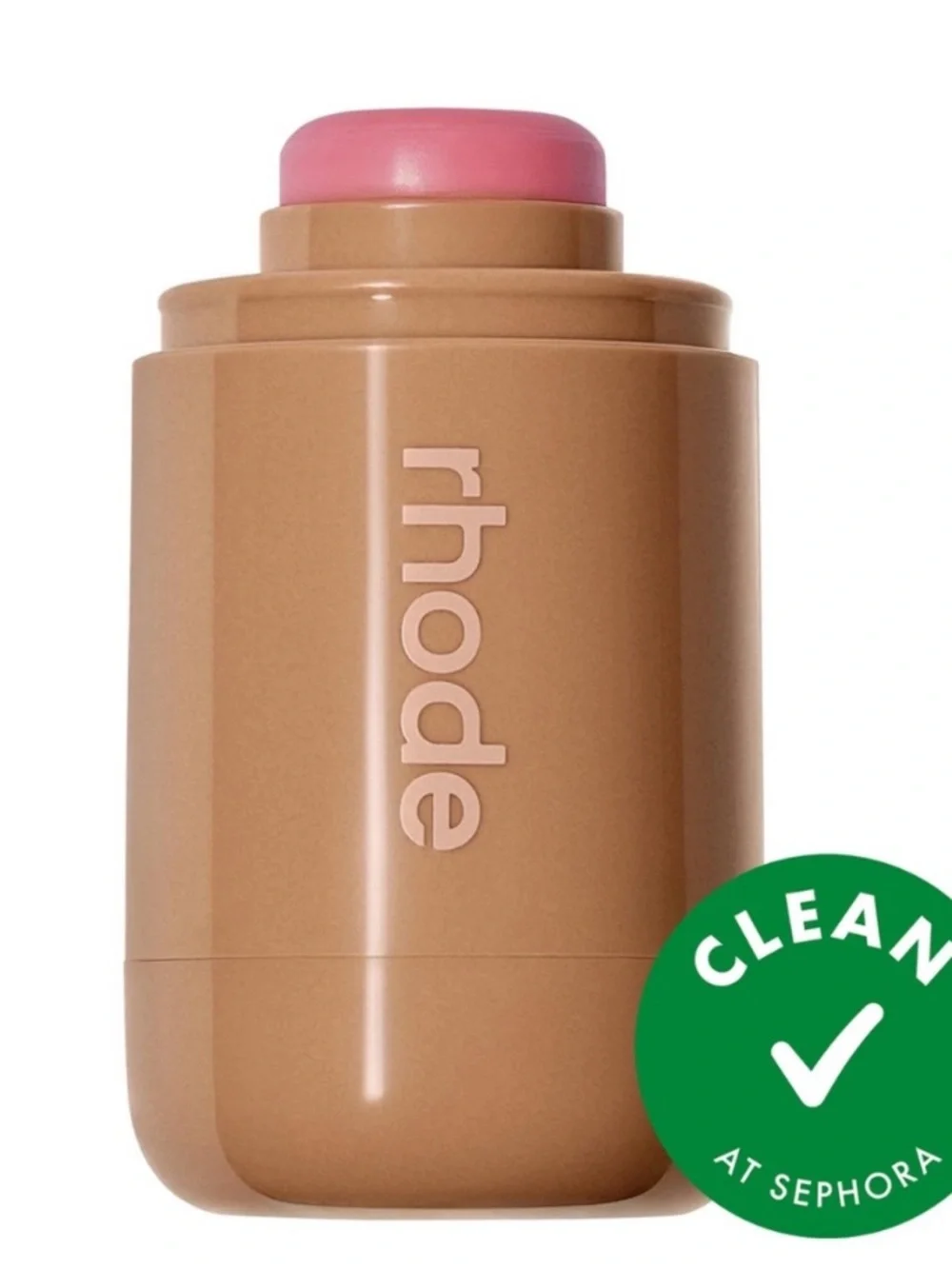 Piggy RHODE Pink Blush Stick with Tan Case
